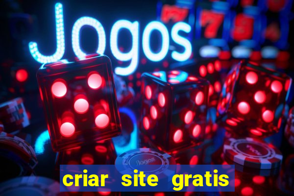 criar site gratis de jogos